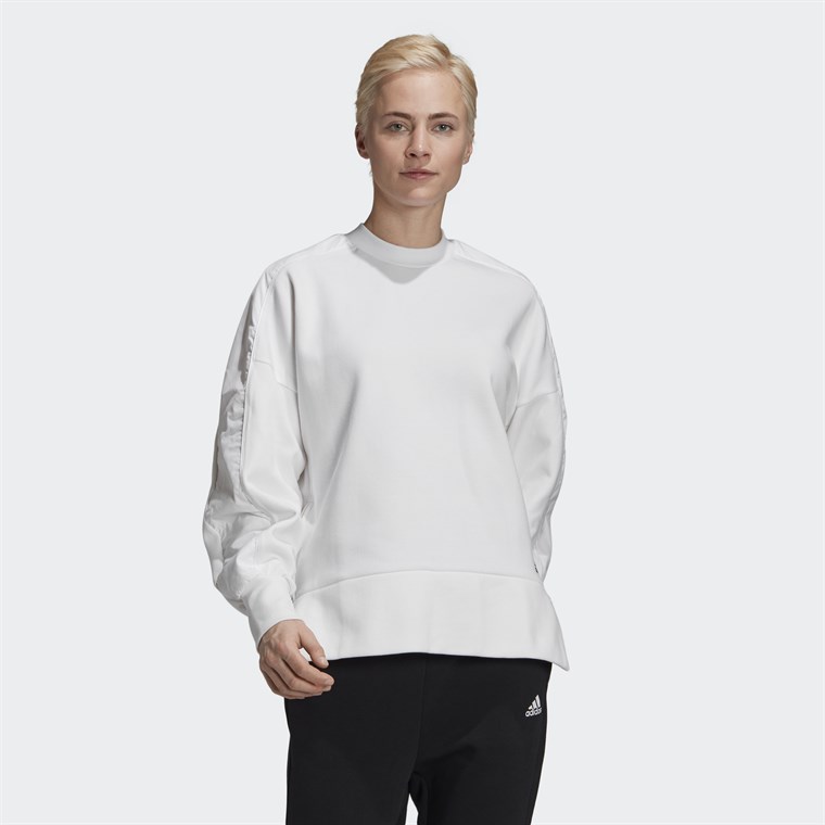 adidas Techy Woven Kadın Sweatshirt