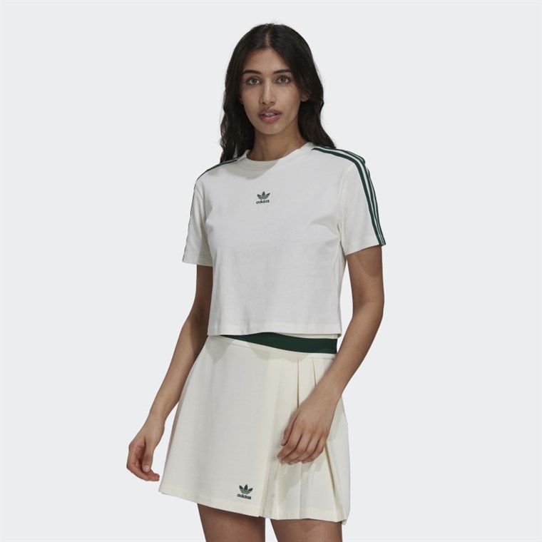 adidas Tennis Luxe Cropped Kadın Tişört QO6433