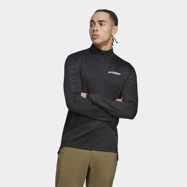 adidas Terrex Multi Half-Zip Erkek Tişört