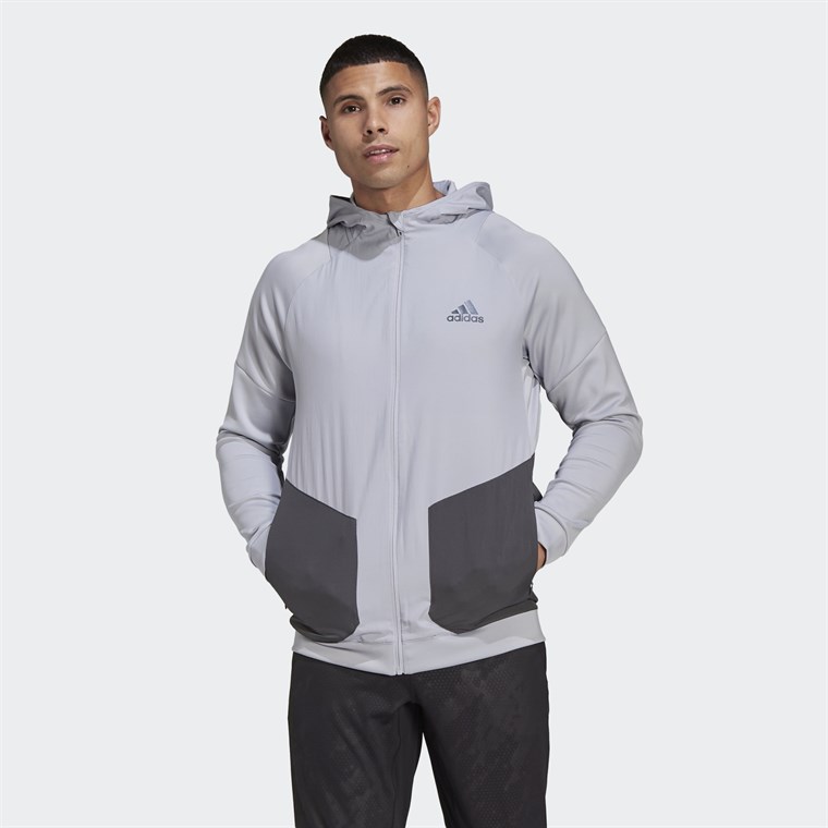 adidas Training Full-Zip Erkek Sweatshirt