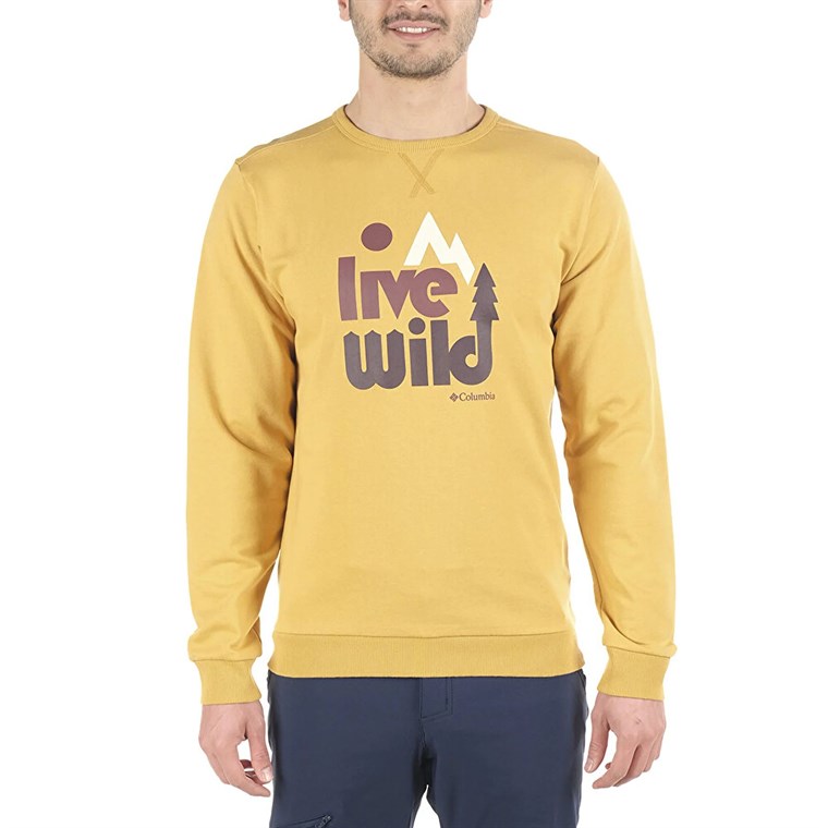 Columbia Live Wild Crew Erkek Sweatshirt IV6355