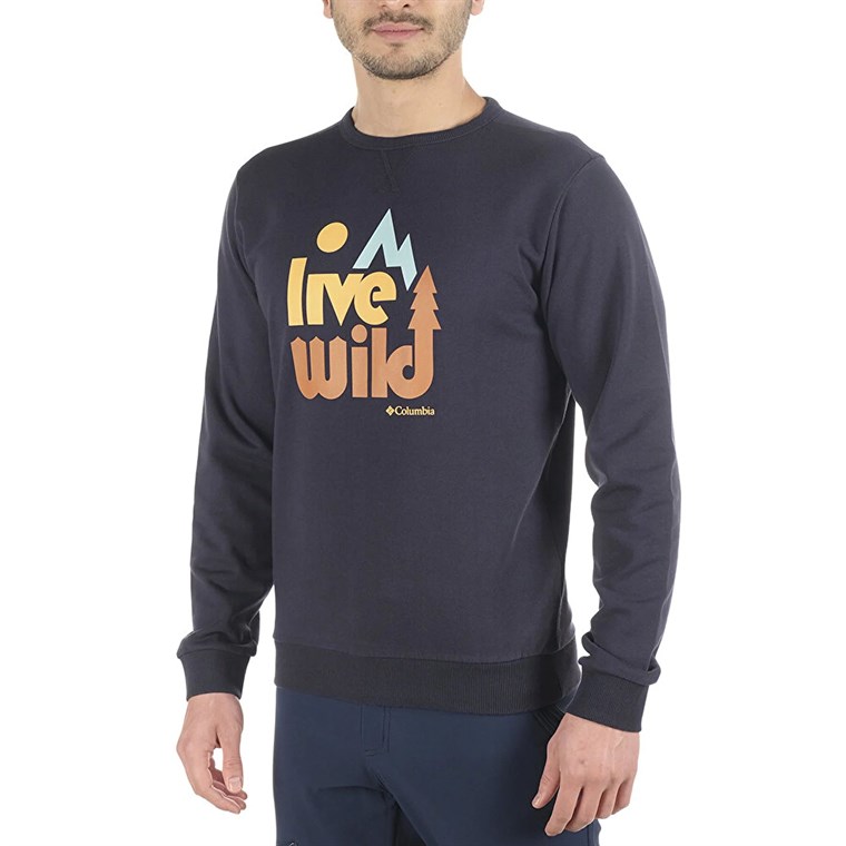 Columbia Live Wild Crew Erkek Sweatshirt IV6359