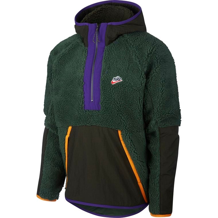 Nike Sportswear 1/2-Zip Sherpa Hoodie Erkek Sweatshirt