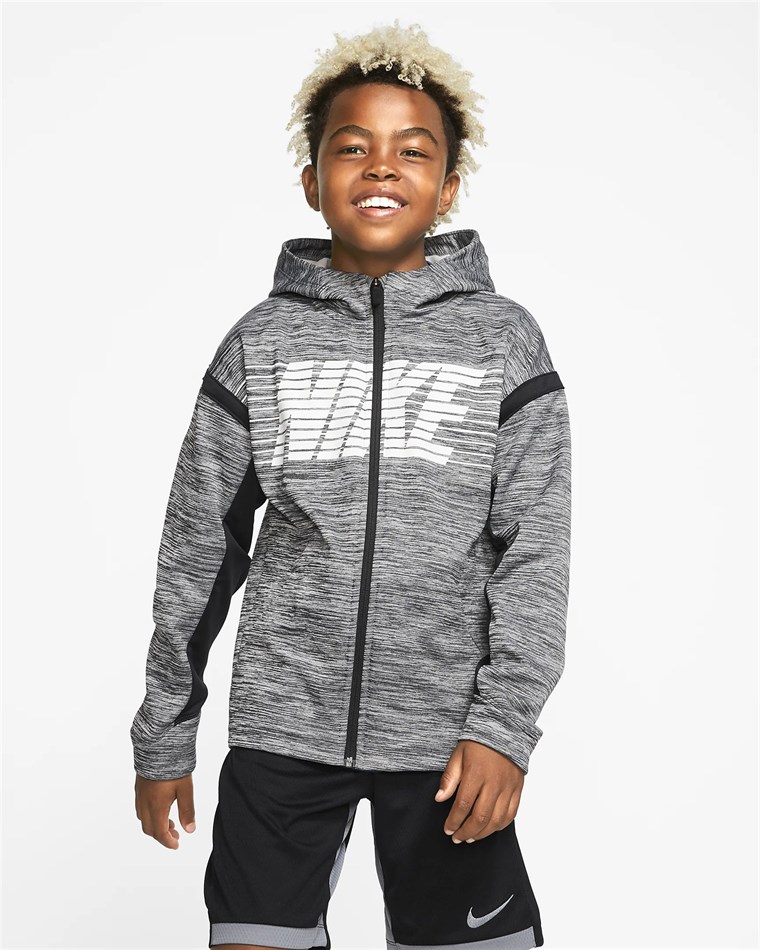 Nike Therma Erkek Çocuk Kapüşonlu Sweatshirt