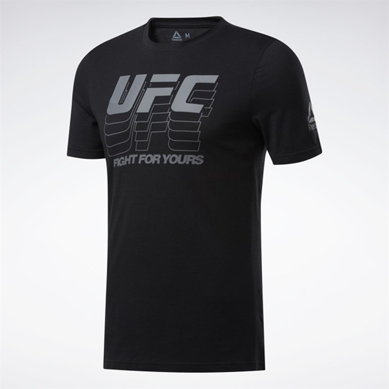 Reebok UFC FG Logo Erkek Tişört