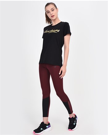 Skechers Graphic Tee's W Shine Up Logo Kadın Tişört