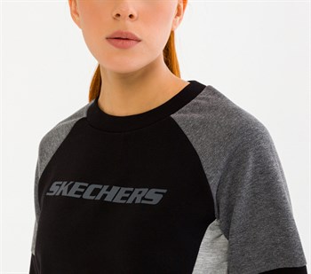 Skechers W LW Fleece Crew Neck Kadın Sweatshirt